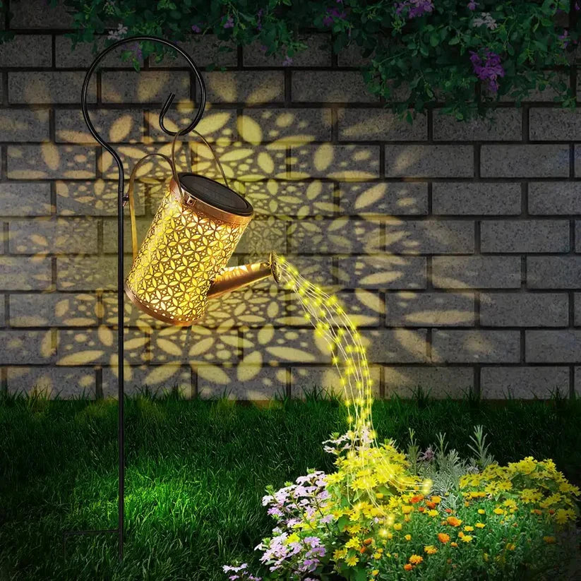 Gieterlamp op zonne-energie