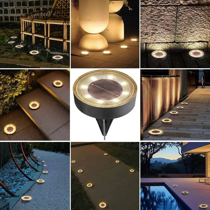 Waterdichte lampen op zonne-energie