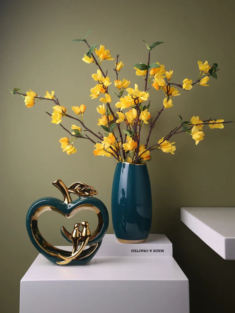 Geglazuurde appel - keramische appel decoratie