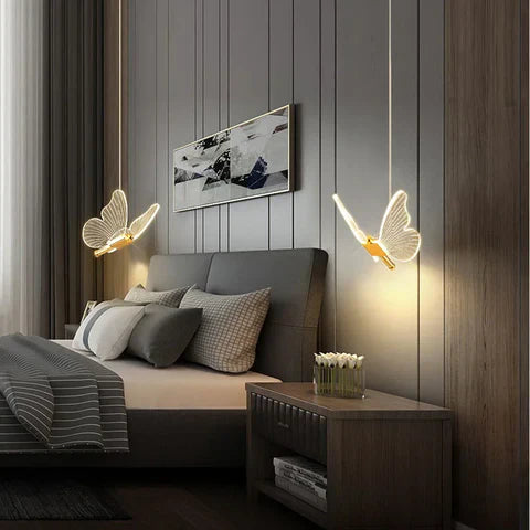 FlutterGlow - led vlinderhanglampen