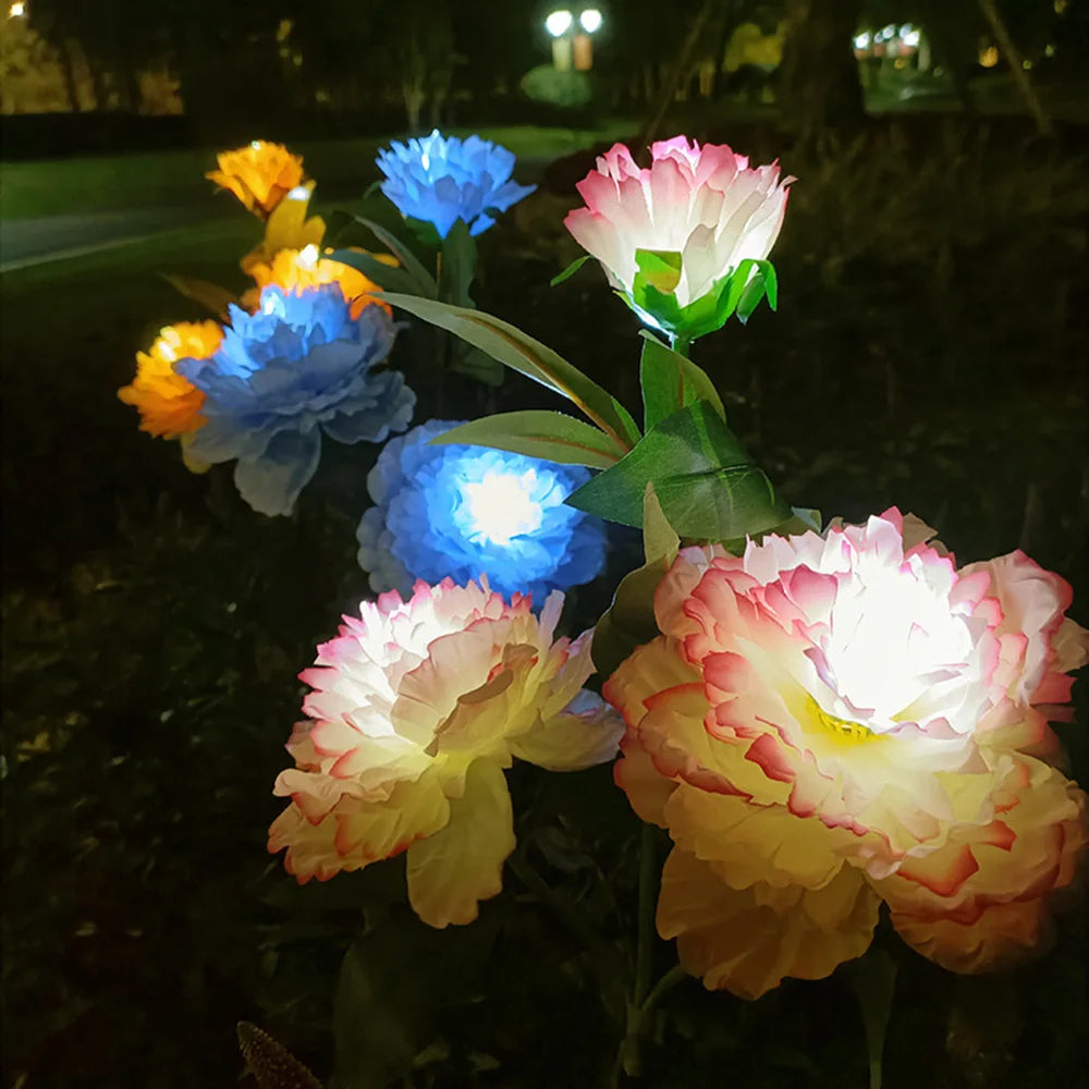 Peonyglow - bloemenlicht op zonne-energie