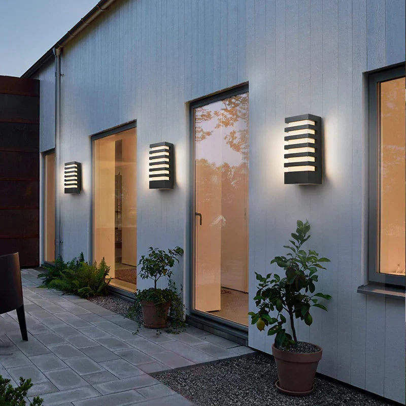 Aluluxe | moderne waterdichte aluminium wandlamp voor binnen en buiten