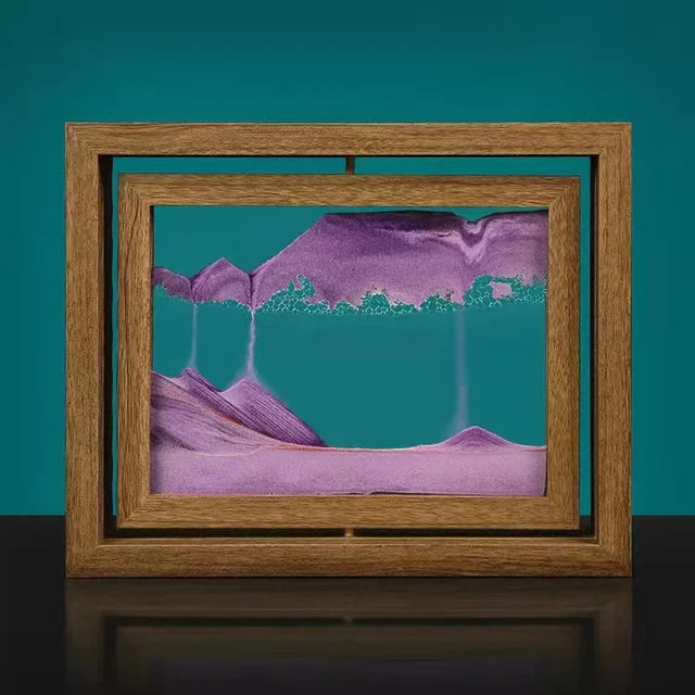 Gyroscopisch - roterende zanddecoratie