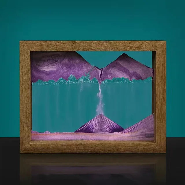 Gyroscopisch - roterende zanddecoratie