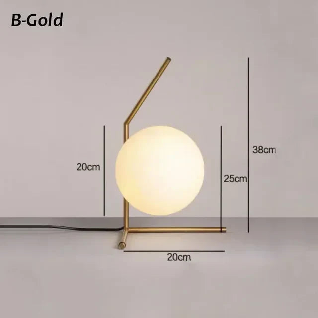 Duidelijke elegantie - moderne minimalistische tafellamp