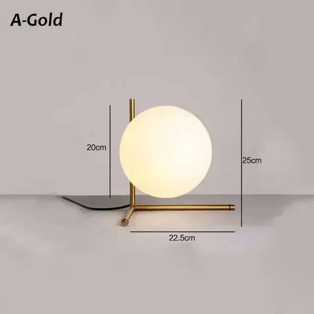 Duidelijke elegantie - moderne minimalistische tafellamp