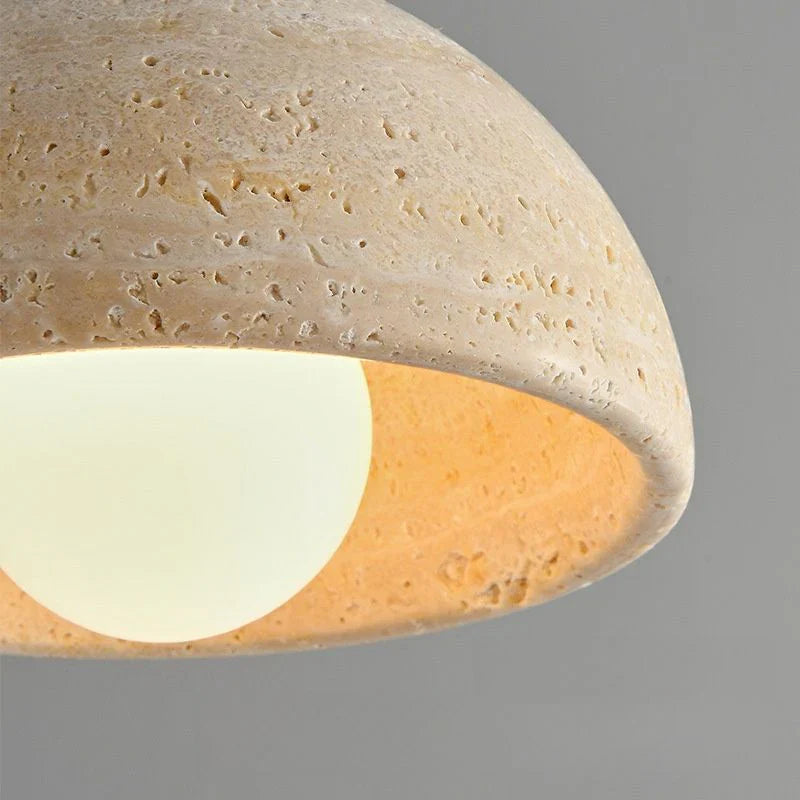 Hanglamp in natuurlijk marmer