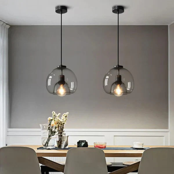 Handgeblazen glazen plafondlamp