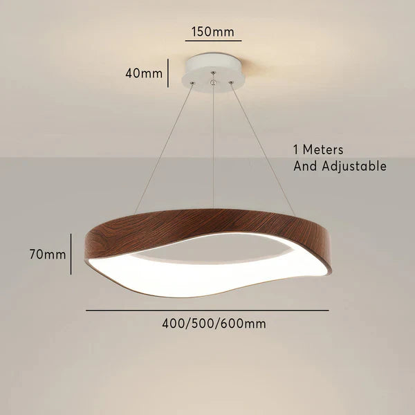 Moderne ronde led hanglamp voor veelzijdige binnenverlichting