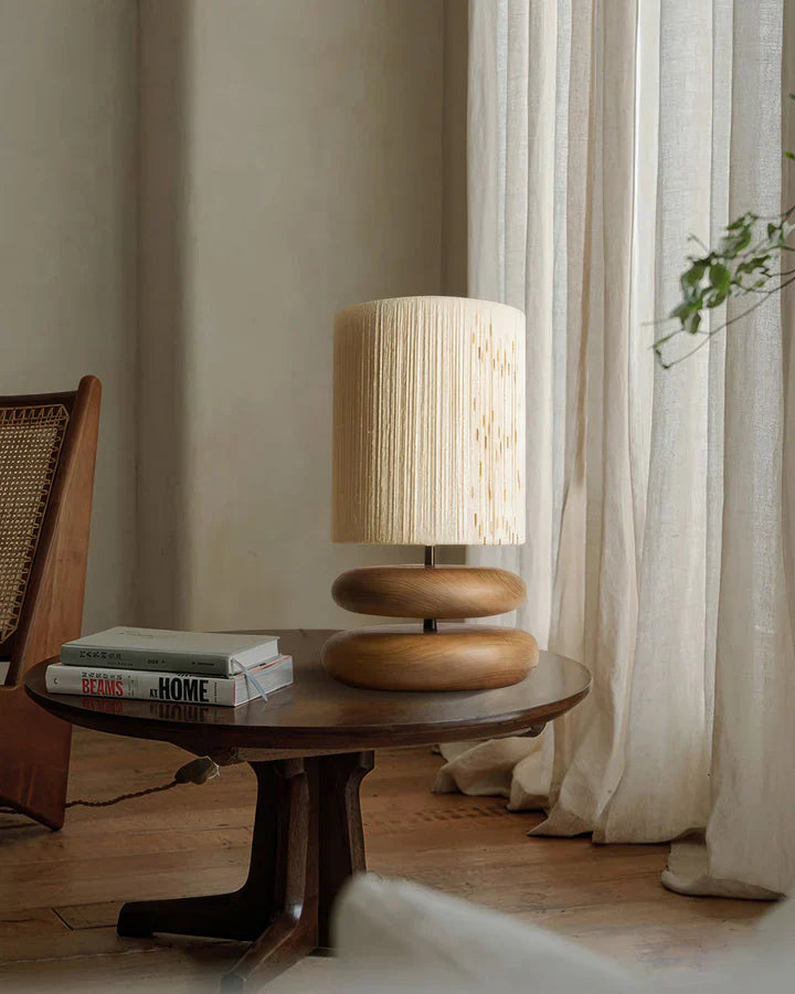 Satori rustige houten tafellamp