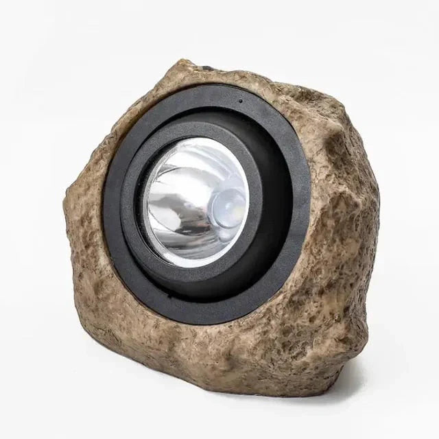 RockyLight – lampen op zonne-energie met steenlook