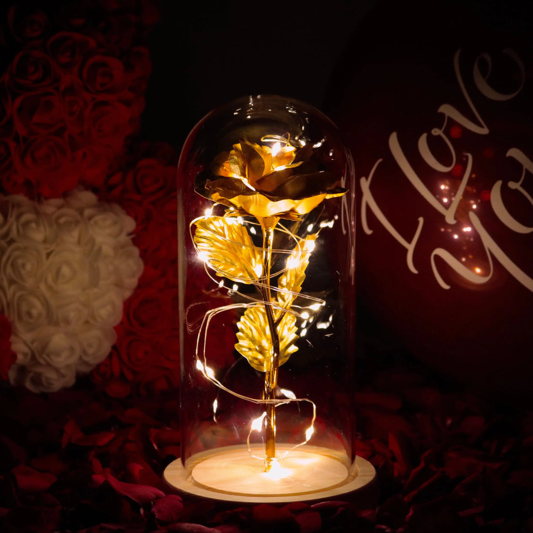 Galaxy rose eeuwige lamp