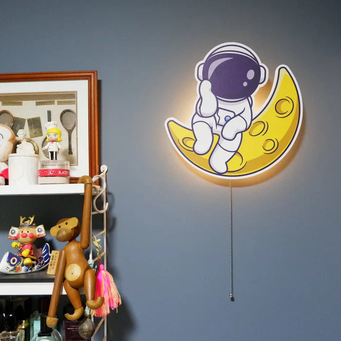 Wandlamp Astronaut – creatieve wandlamp in ruimtelijk design