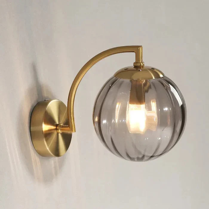 Glazen lamp - led wandlamp