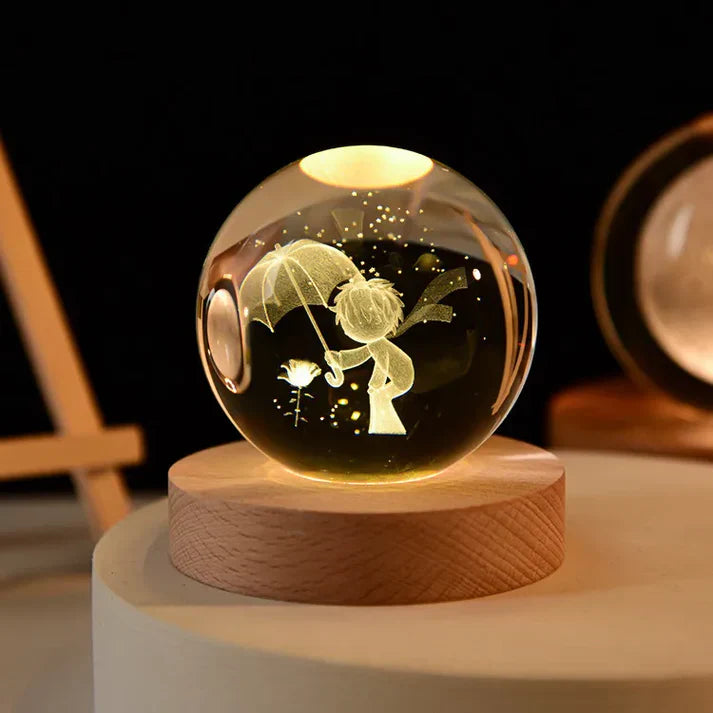 Gloeiende 3D-kristallen nachtlampjes - Unieke cadeaus voor alle gelegenheden