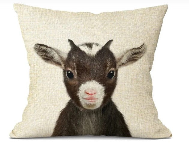 BeastiesKussen | schattige kussenslopen met babydiermotieven