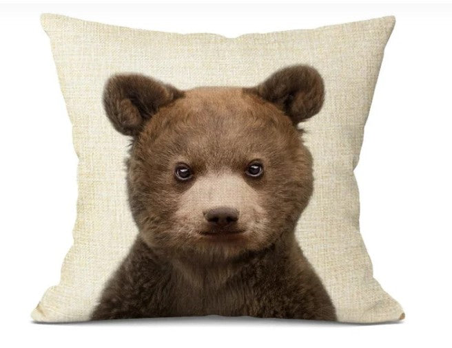 BeastiesKussen | schattige kussenslopen met babydiermotieven