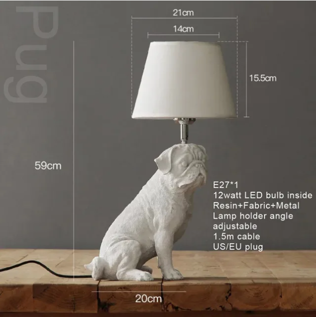 PupArt | design tafellamp hond