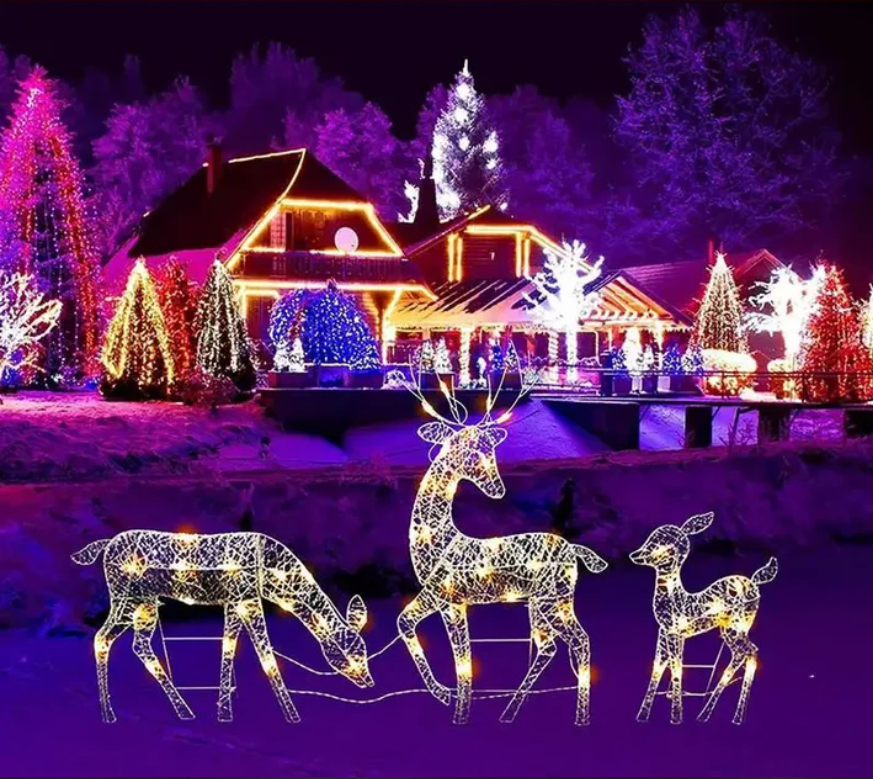 Gloeiend hert | rendieren kerstversiering