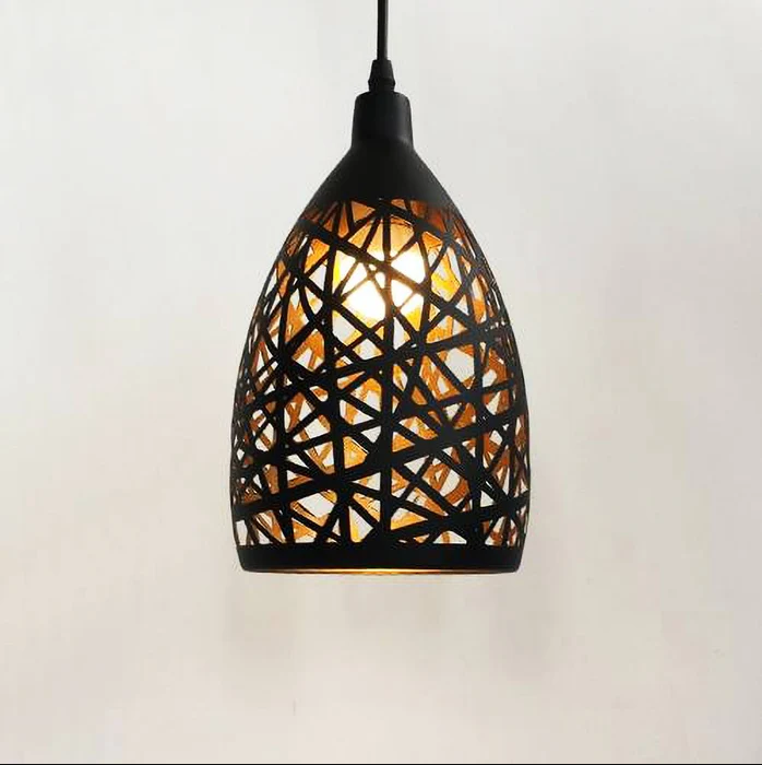 Besson hanglampen van metaal met patroon