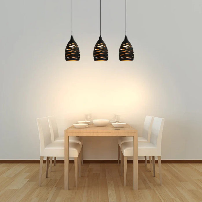 Besson hanglampen van metaal met patroon
