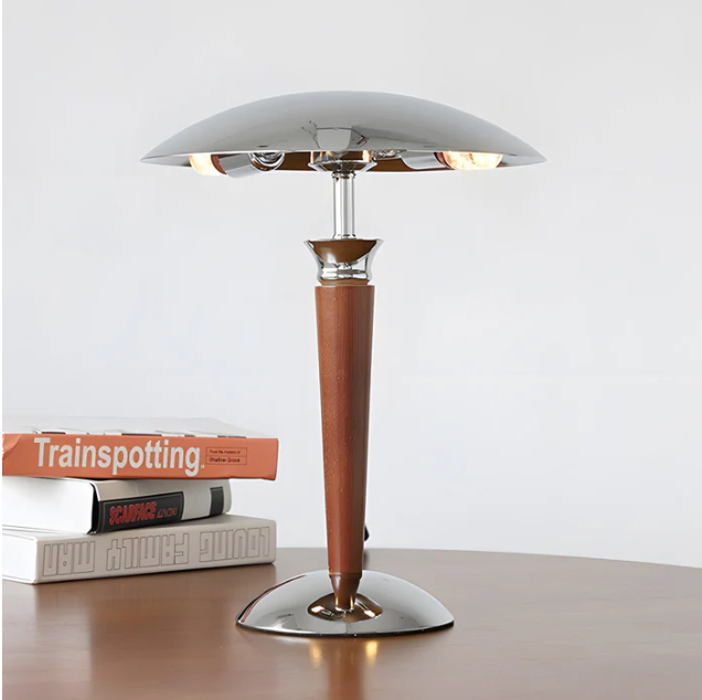 Paquebot - vintage paddestoeltafellamp met dimming op 3 niveaus