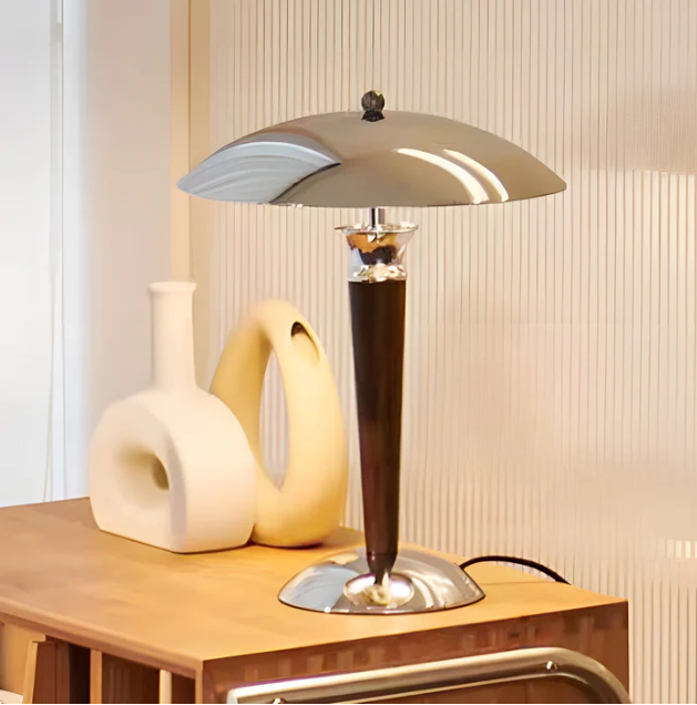 Paquebot - vintage paddestoeltafellamp met dimming op 3 niveaus