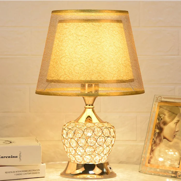 VintageGloed - Retro Urnen-Nachttischlampe