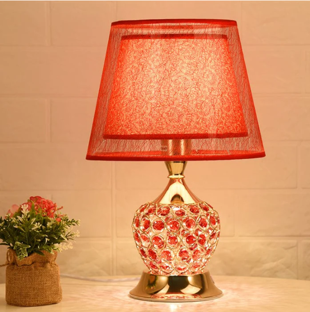 VintageGloed - Retro Urnen-Nachttischlampe