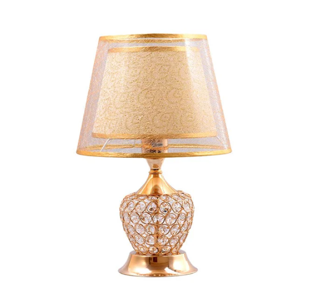 VintageGloed - Retro Urnen-Nachttischlampe