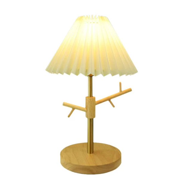 GloShine | Scandinavische opvouwbare bedlamp met decoratieve decoratieve ophanging