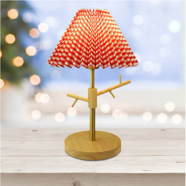 GloShine | Scandinavische opvouwbare bedlamp met decoratieve decoratieve ophanging