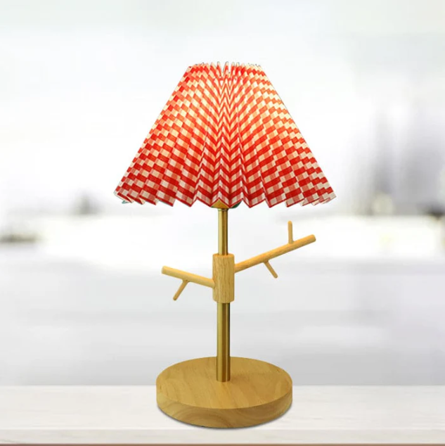 GloShine | Scandinavische opvouwbare bedlamp met decoratieve decoratieve ophanging