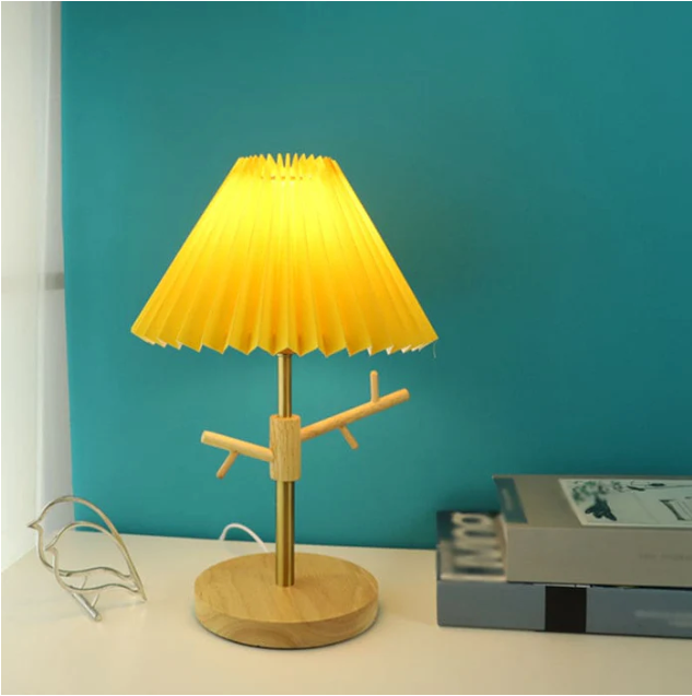 GloShine | Scandinavische opvouwbare bedlamp met decoratieve decoratieve ophanging