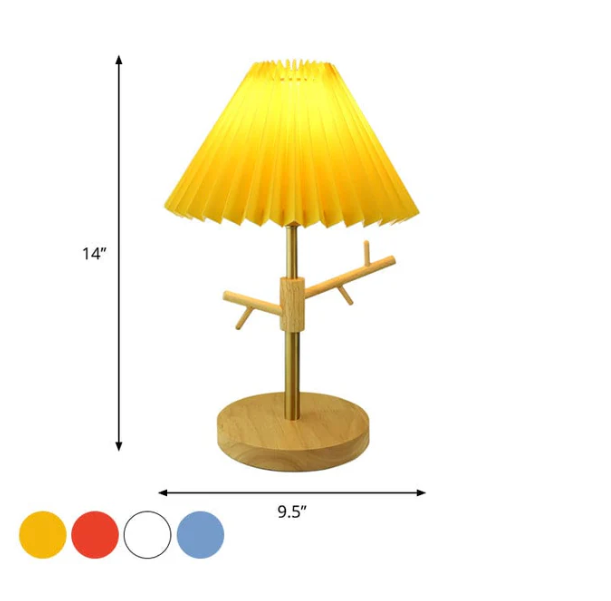 GloShine | Scandinavische opvouwbare bedlamp met decoratieve decoratieve ophanging