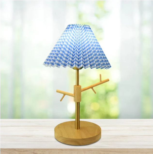 GloShine | Scandinavische opvouwbare bedlamp met decoratieve decoratieve ophanging