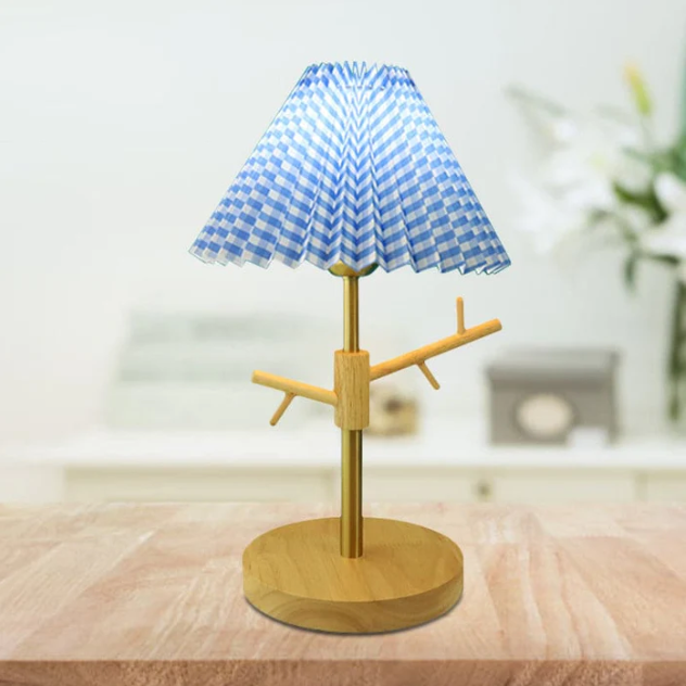 GloShine | Scandinavische opvouwbare bedlamp met decoratieve decoratieve ophanging