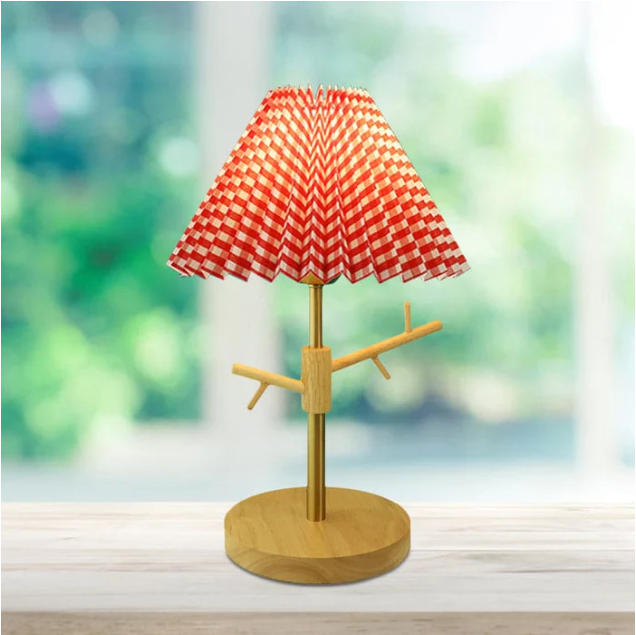 GloShine | Scandinavische opvouwbare bedlamp met decoratieve decoratieve ophanging