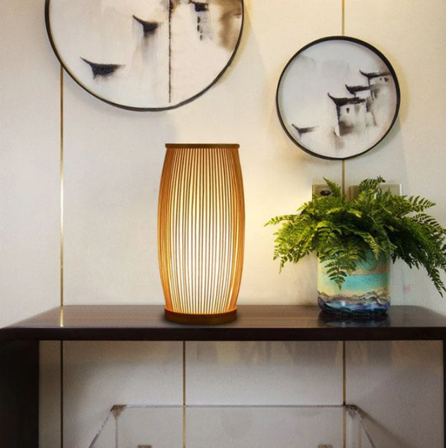 BambooGlow | bambus tischlampe