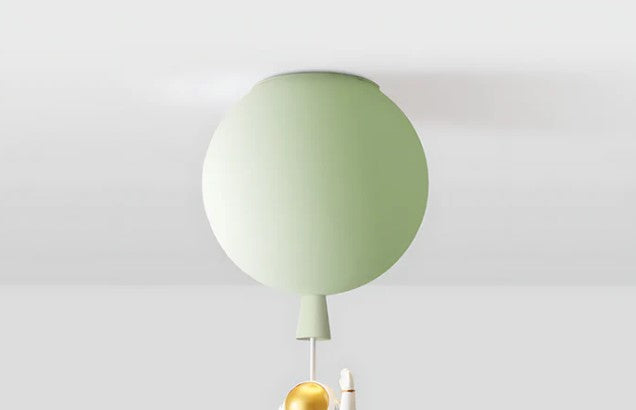 Astronova | Moderne LED-plafondlamp met maan- en astronautendesign