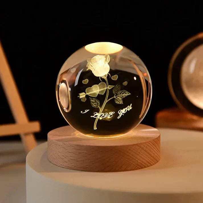 Gloeiende 3D-kristallen nachtlampjes - Unieke cadeaus voor alle gelegenheden