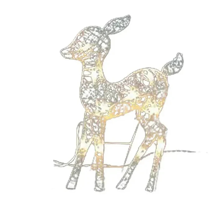 Gloeiend hert | rendieren kerstversiering