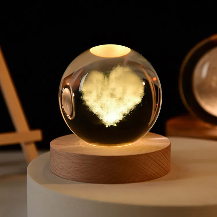 Gloeiende 3D-kristallen nachtlampjes - Unieke cadeaus voor alle gelegenheden