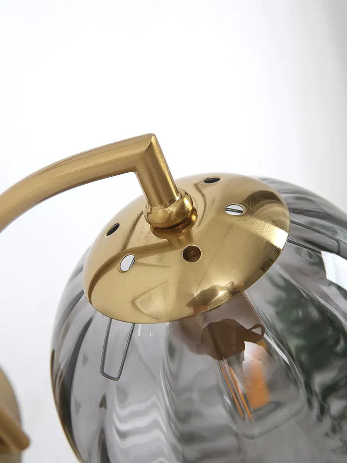 Glazen lamp - led wandlamp