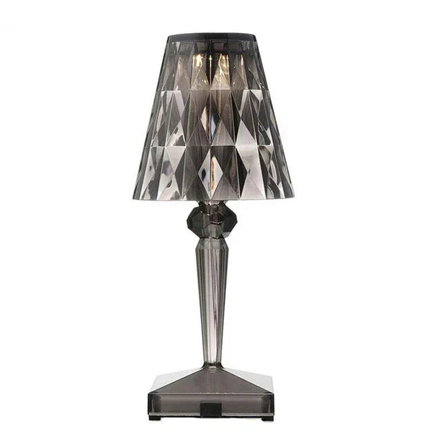 Luminouscrystal - tafellamp gemaakt van acryl kristal art