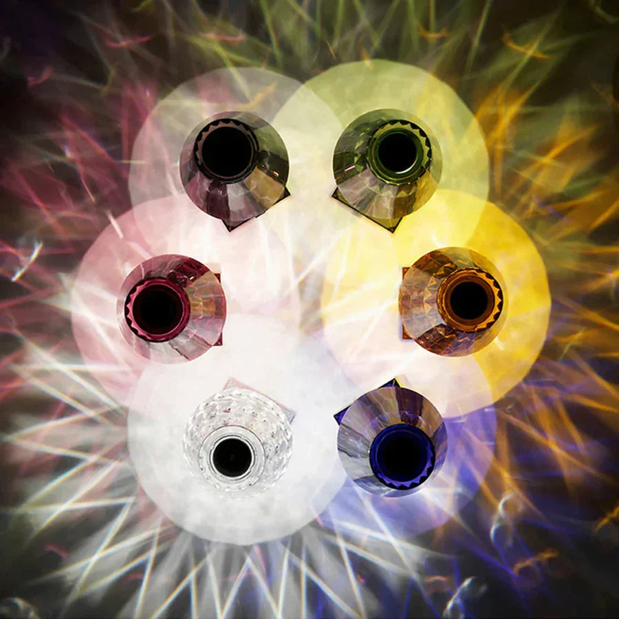 Luminouscrystal - tafellamp gemaakt van acryl kristal art