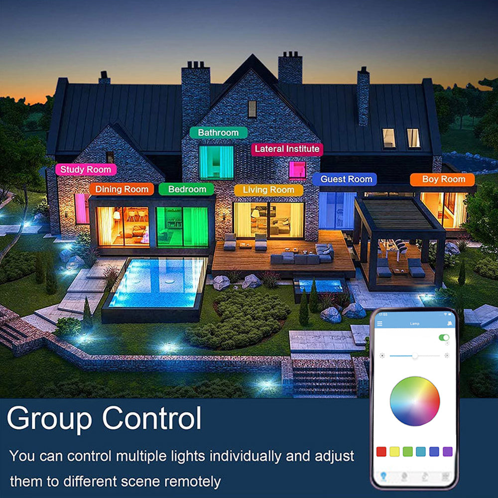 Intelligente moderne rgb plafondlamp