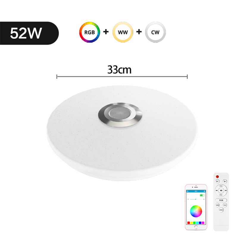 Intelligente moderne rgb plafondlamp