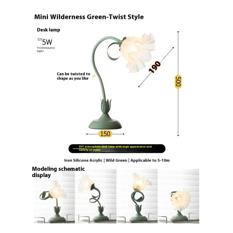 Calla bloemen vloerlamp