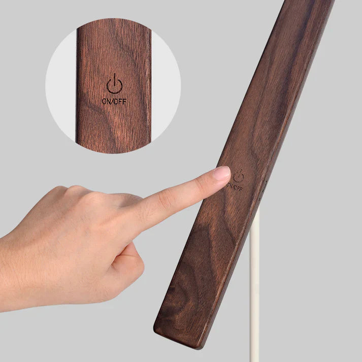 Elegantiehout | edele houten tafellamp